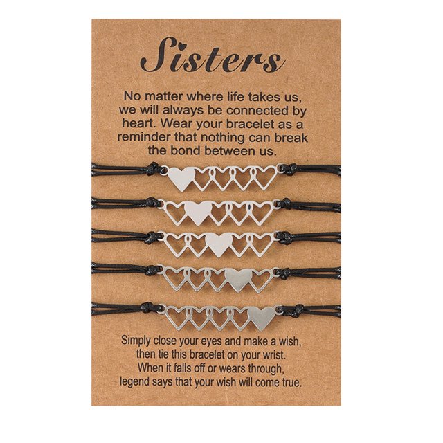 Pulseras de la Amistad,Pulseras de la Amistad Regalos Regalo de Amistad para Niñas Mujeres Hija Hermana Amiga Pulsera Rendimiento Sólido