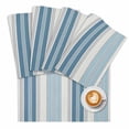 thumbnail image 2 of Ombre Blue Gray Stripe Placemats Set of 4,Wipeable Washable Table Mats for Dining Tables, Watercolor Vertical Striped Place Mats for Kitchen Event Party Tabletop Decor, 2 of 9
