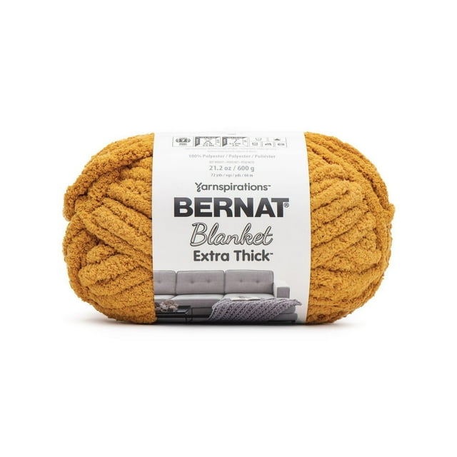 Bernat® Fil Extra Épais™ pour Couverture, Polyester #7 Jumbo, 21,2 Oz/600 G, 72 Verges