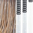thumbnail image 2 of Oropel para el pelo, paquete de 5 unidades de oropel para el pelo con clip, oropel con purpurina colorida, extensiones de pelo, oropel, accesorios deslumbrantes para fiesta de pelo de hadas, 2 of 5