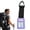 Purple, variant on Mini Thermometers, Portable Digital Small Hygrometer Thermometer, Backpacking Hiking Travel Thermometer with Carabiner Clip, Lightweight Weather Monitor,Travel Mountaineering Vehicle Pendant Keychain