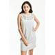 thumbnail image 5 of Vestido detalle bordado calado Roman Fashion /Juvenil, 2043 (Gris) gris CH, 5 of 6