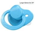 thumbnail image 4 of CutiePlusU Adult Sized Pacifier Dummy for Adult Babies-Large Shield Blue, 4 of 6