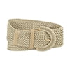 Cinturones anchos tejidos para mujer de talla grande INSPIRE CHIC con hebilla gruesa beige 114cm