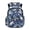 Cartoon Shark Print, variant on Multi-Pocket School Backpack for Travel Middle School, Polyester Lightweight Book Bag, Fire & Ice Abstract Smoke Pattern