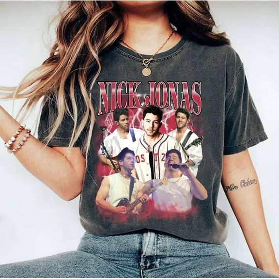 Vintage Nick Jonas Shirt, Jonas Brother Shirt, Jonas Bros 20th Annivesary Tour 2025, Jonas Brothers Tour Shirt