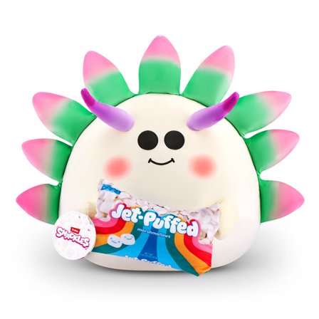 Snackles Licensed S3 14 inch (Jet Puffed) Sea Leaf Slug Plush, Soft Stuffed Animal Toy by ZURU
