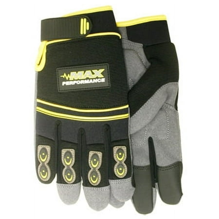 Mens Large Max Performance Synthetic Palm Glove PVC Palm Patch With Ge