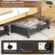 thumbnail image 5 of 2PCS Zapatera Bajo Cama, Cajas de Almacenamiento Debajo de La Cama con Ruedas y Tapa Transparente, Organizador de Almacenamiento de Gran Capacidad para Edredones, Ropa, Juguete,Zapatos, 5 of 8