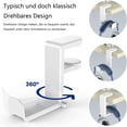 thumbnail image 3 of Gaming Desk Accessory, Under Table Headphone Hanger with Built-in Cable Organizer, 360° Swivel Arm, Easy Installation for Home, Office, &amp; Studio Spaces (Black), 3 of 6