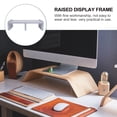 thumbnail image 5 of NUOLUX Computer Riser Desk Monitor Stand Organizer Desktop Shelf Shelf Standstorage Riser Screen Heightening, 5 of 6