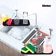 thumbnail image 5 of Soporte de silicona para esponja, organizador de fregadero de silicona, jabonera antideslizante, bandeja organizadora de cocina para jabones, esponjas, cepillos (juego de 2, negro), 5 of 5