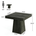 thumbnail image 2 of Topcobe 31.5" Dining Table, Square Farmhouse Kitchen Table Dinner Table, Modern Kitchen Table, Dining Room Furniture, 2 of 2