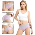 thumbnail image 5 of TEOZZO Women's Cotton Underwear High Waist Brief Panties X-Large, 5 of 6