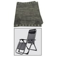 thumbnail image 4 of Tela para silla plegable de patio, playa, ocio, jardín, terraza, reclinable gris, 4 of 9