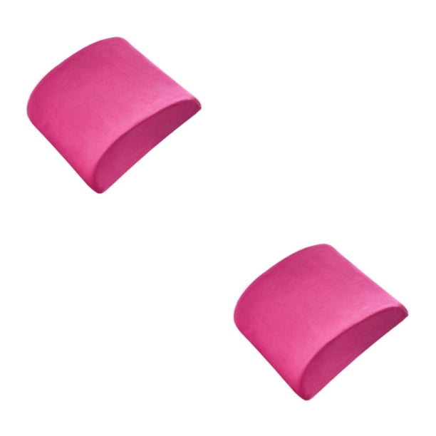 Yuarrent Care For Spine - Cojín de cintura de algodón con protección zonificada mejorado con gamuza de núcleo interior de algodón Ante - Rosa 2Conjunto