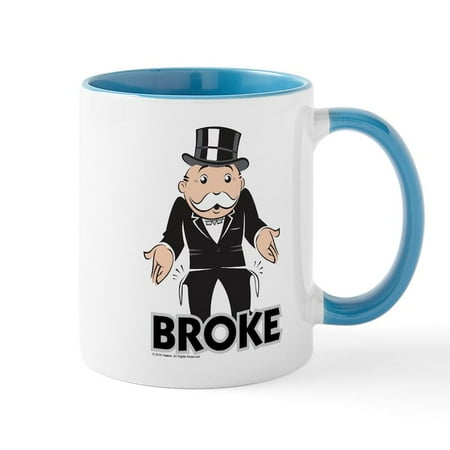 

CafePress - Monopoly Broke - 11 oz Ceramic Mug - Novelty Coffee Tea Cup