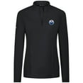 thumbnail image 2 of Women's Levelwear  Black Edmonton Oilers  Upright Quarter-Zip Pullover, 2 of 3