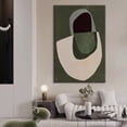 thumbnail image 4 of Handmade Beige Abstract Painting Brown Painting Wabi-sabi Wall Art Earth Tones Painting Geometric Wall Art Large Wall Decoration, 4 of 9