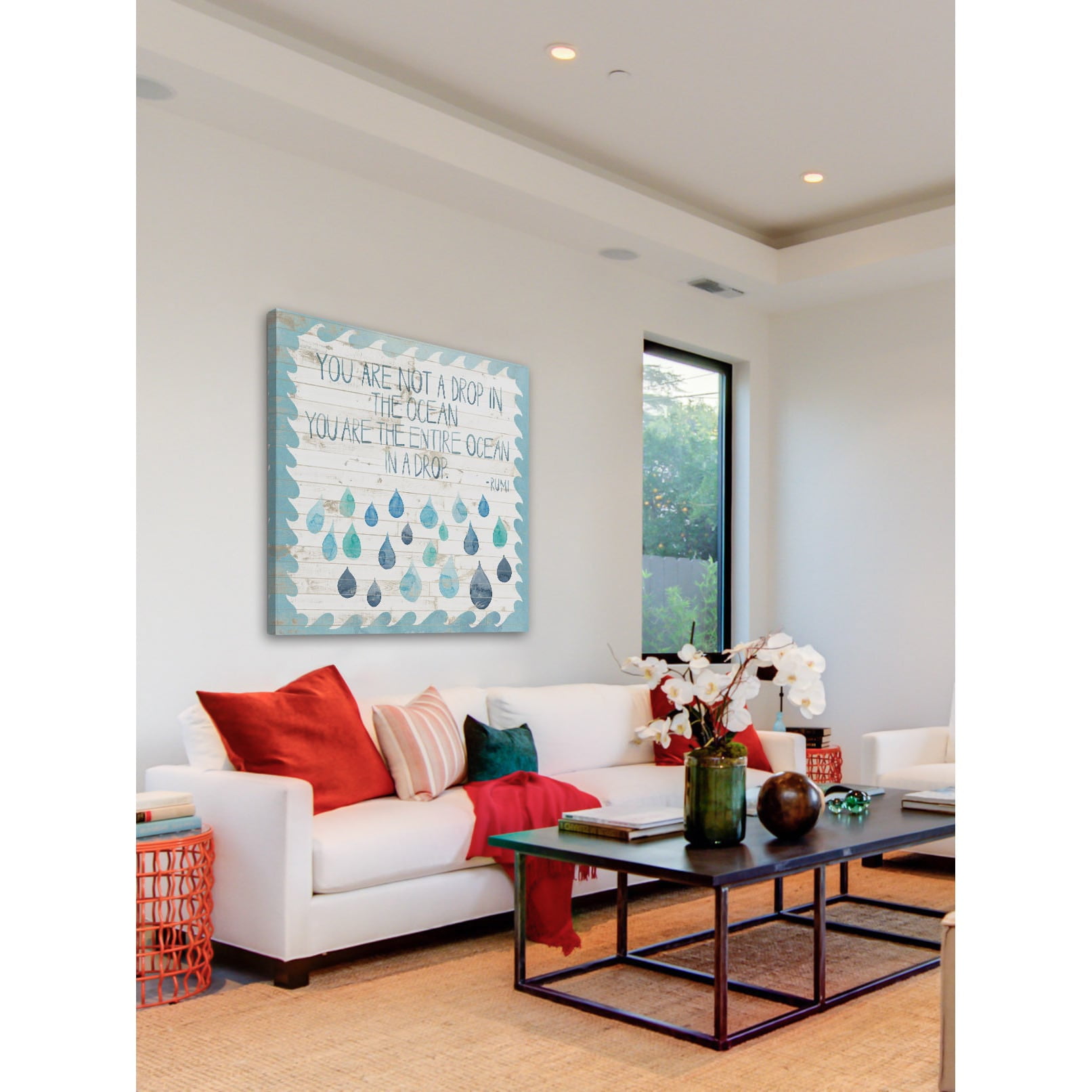 Marmont Hill "Entire Ocean" Painting Print on Wrapped Canvas