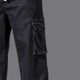 thumbnail image 4 of Ceisia Men's Trendy Plus Size Gift Elastic Drawstring Waist Loose Wide Leg Straight Jeans with Pockets, 4 of 5