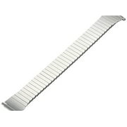 Angle View: Voguestrap TX921W 15 to 19mm Silver Long Tapered Expansion Watchband