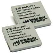 Wasabi Power Battery for Canon NB-4L (2 Pack)