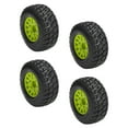 thumbnail image 2 of Accesorios para camiones RC, 4 piezas 1/10 RC neumáticos cortos para camiones RC para neumáticos de camión de recorrido corto ARRMA construidos para precisión Jadeshay A, 2 of 8