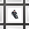 thumbnail image 4 of Gallery Pops Wayne Gretzky - Art Sketch Kings Captain Wall Art, White Framed Version, 12" x 12", 4 of 5