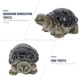 thumbnail image 4 of 10 adornos de tortuga para pecera, tortugas artificiales, decoración paisajística para acuario, 4 of 7
