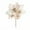 B, variant on chaungfeng Artificial Cloth Flower Ornament, Christmas Simulation Bloom Decoration, for Wedding Scene, Party Background, Holiday Gift, 9.45 x 5.91 Inch