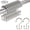 Nickel, variant on Godance Shower Curtain Hooks, 24 Pcs Rustproof Metal Shower Curtain Rings, Free Sliding Double Shower Hooks for Shower Curtain & Liners, Shower Curtain Hangers for Bathroom Shower Curtain Rod, Nickel