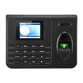 thumbnail image 1 of VGEBY Check In Attendance Attendance Machine Time Clock 2.4in Color Screen Biometrics Fingerprint Password Check In Out 100‑240V, 1 of 8