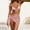 06Pink, variant on Hicidod Bikini Sets for Women 3 Piece String Triangle Swimsuits with Cover Up Halter Sexy Trendy Printed Bathing Suits