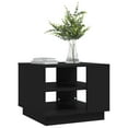 thumbnail image 2 of vidaXL Coffee Table Black 55x55x43 cm Engineered Wood, 2 of 4