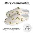 thumbnail image 6 of Lsque Cartoon Snake Pattern Womens Comfort Cotton on Scuff With Memory Foam and Anti-skid Sole Slipper-42/43, 6 of 7