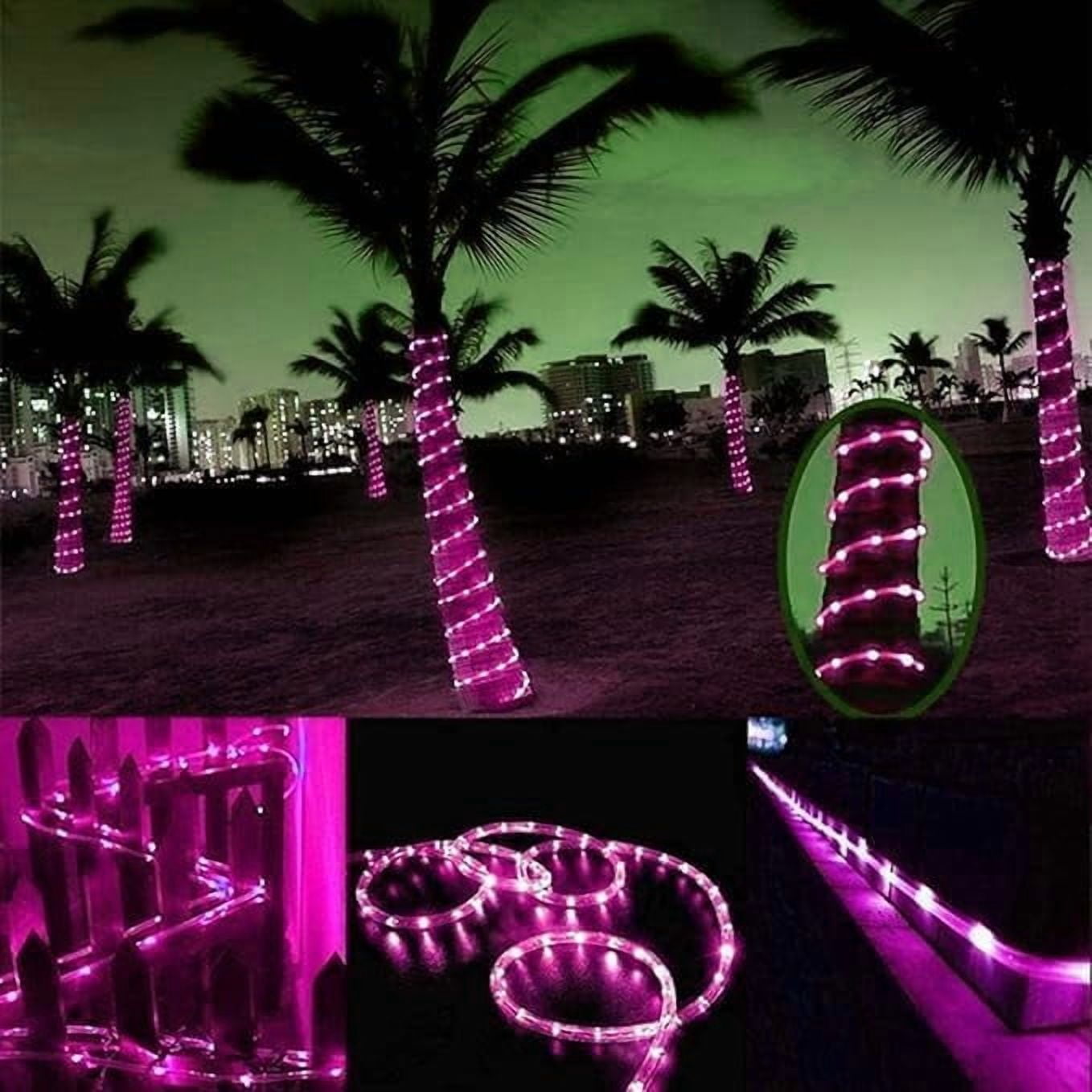 Rope String Lights, Waterproof 8 Mode/Battery Christmas Lights,String Lights Outdoor Indoor for Trampoline Camping Canopy Tent Deck Decor