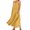 Yellow, variant on Summer Dresses For Women 2023 Maxi Plus Solid Color Round Neck Pockets Plus Size Summer Dresses
