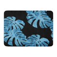 thumbnail image 1 of JSDART Motif Tropical Lumineux Feuilles de Rapport Monstera pour Tapis de Sol Calicot Tapis de Bain 30 X 18 Pouces, 1 of 1