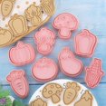 thumbnail image 4 of D Biscuit Cutters,8Pcs 3D Biscuit Cutters Biscuit Mould Mould High-Intensity Output, 4 of 8