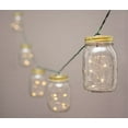 thumbnail image 4 of Novelty String Lights Mason Jar String Lights Fairy LEDs 6 ft Solar Warm White 2 Pack, 4 of 4