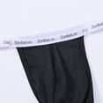 thumbnail image 5 of TANBOM Men's Sexy T-Back Thong Underwear 47cm Adjustable Buckle Tagless One Size Fits Comfort Design Black One Size, 5 of 6