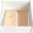 thumbnail image 6 of vidaXL 19.7" x 19.7" x 27.6" White Solid Pinewood Planter Boxes, 6 of 8