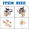 thumbnail image 5 of Carburetor w/Main Jet Kit Upgraded carb for Coleman BT200X CT200U Trail CT200U-EX CT200U-EXR Mini Bikes Go-Kart Baja Warrior MB165 MB200 196cc 200cc 212cc 6.5Hp Manual Choke Go kart Carb, 5 of 6