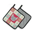 thumbnail image 2 of Carolines Treasures CK5154PTHD Russian Blue Cat Love Pair of Pot Holders, 7.5HX7.5W, multicolor, 2 of 4
