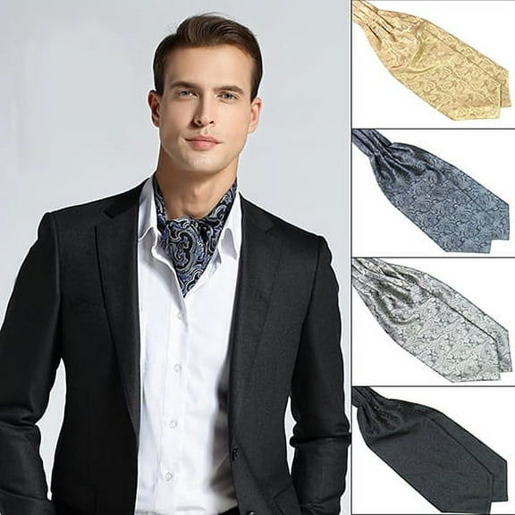 Travelwant Men Classic Colorful Silky Satin Wedding Neck Tie Banquet Necktie Cravat Tie