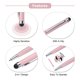 thumbnail image 4 of Uxcell 6Pcs Bolígrafo Metalizado 2 en 1 Universal Retráctil con Punta de Estilógrafo para Todos los Dispositivos de Pantalla Táctil Capacitiva Rosa, 4 of 7