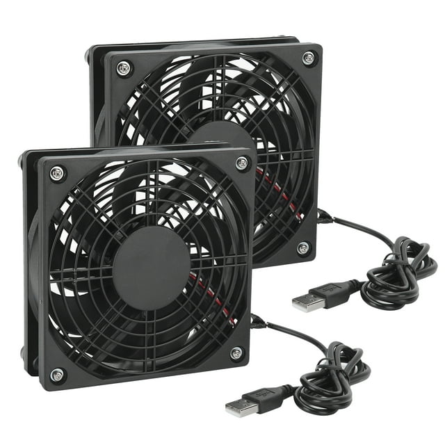 Ventilateur de Boîtier d'Ordinateur, 2 Pcs Ventilateur de Boîtier d'Ordinateur Ultra Réactif