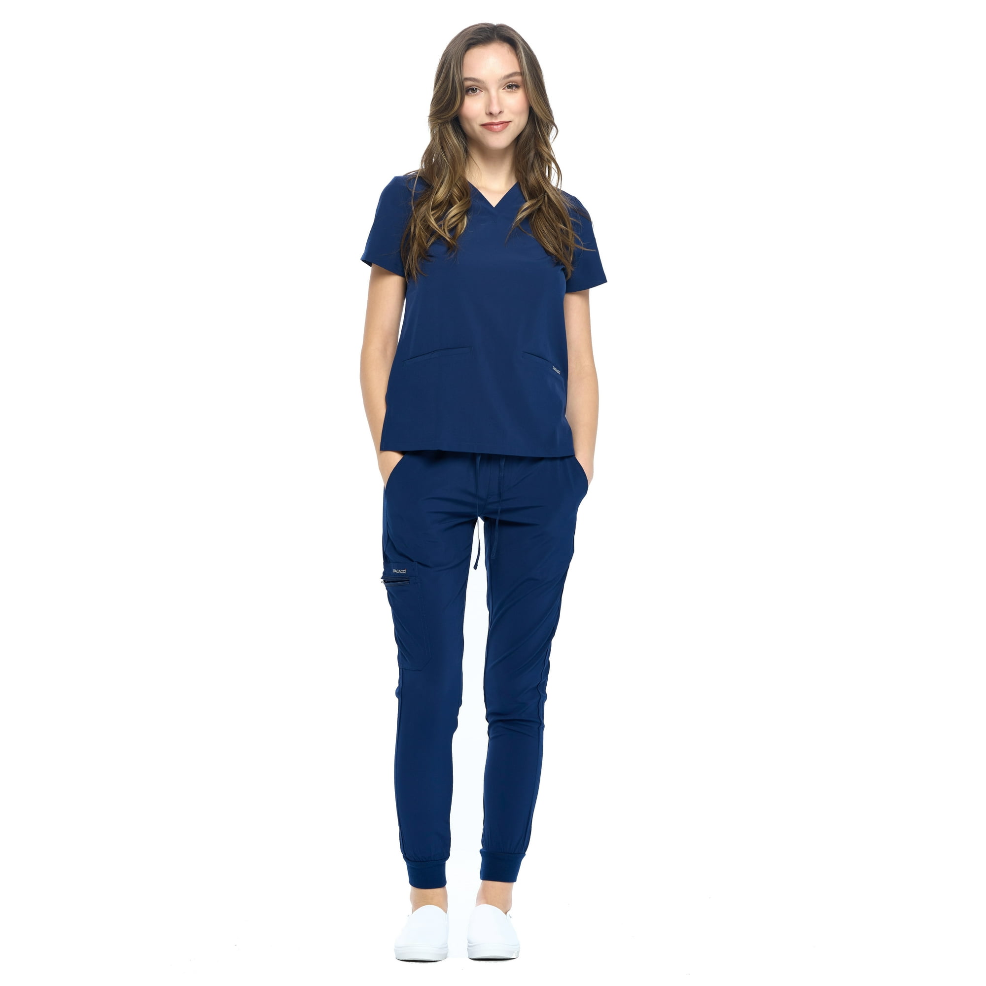 Dagacci Medical Uniform 4-Way Stretch Jogger Unisex Scrub Set