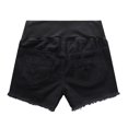 thumbnail image 3 of CUSTG Women Casual Pants Maternity Shorts Summer Lightweight Low Ride Denim Shorts For Moms Breathable Stretchable Pregnancy With Comfortable Fit Leisure Style Linen Pants Women, 3 of 3